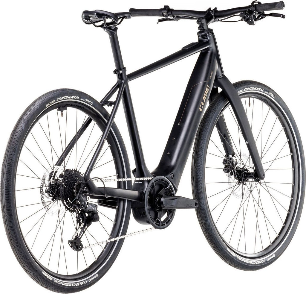 Vélo Fitness Électrique Cube Editor Hybrid Pro 400X Shimano Cues 10V 400 Wh 700 mm Noir Spectral 2025