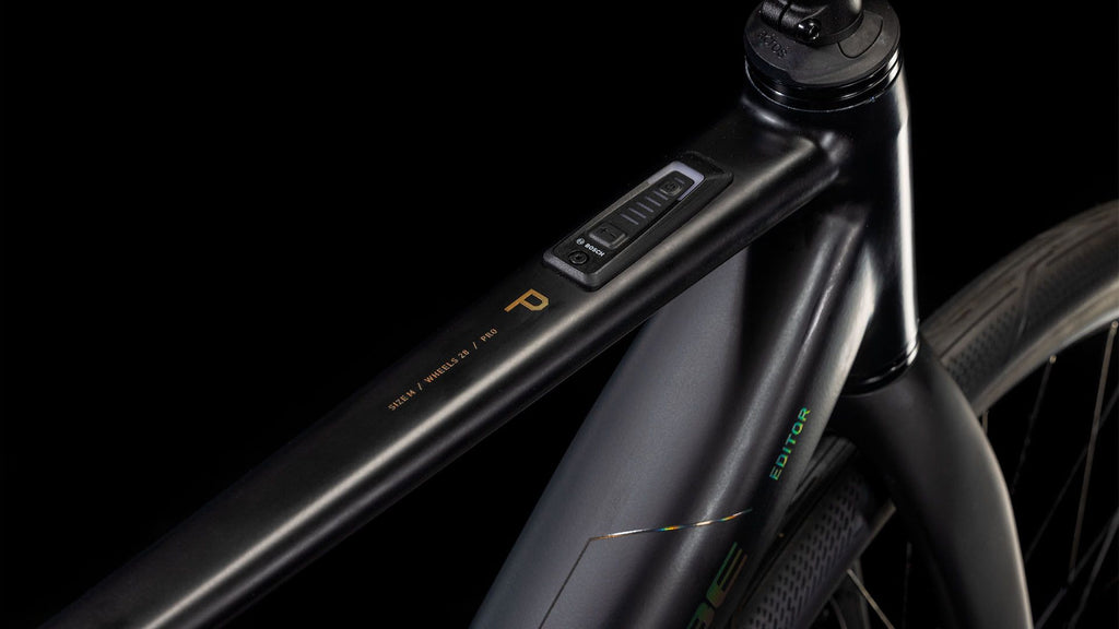 Vélo Fitness Électrique Cube Editor Hybrid Pro 400X Shimano Cues 10V 400 Wh 700 mm Noir Spectral 2025