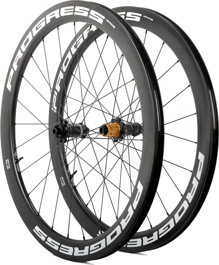 Paire de roues Progress A-Prime Disc Blanc | 12x100/12x142 | Center Lock