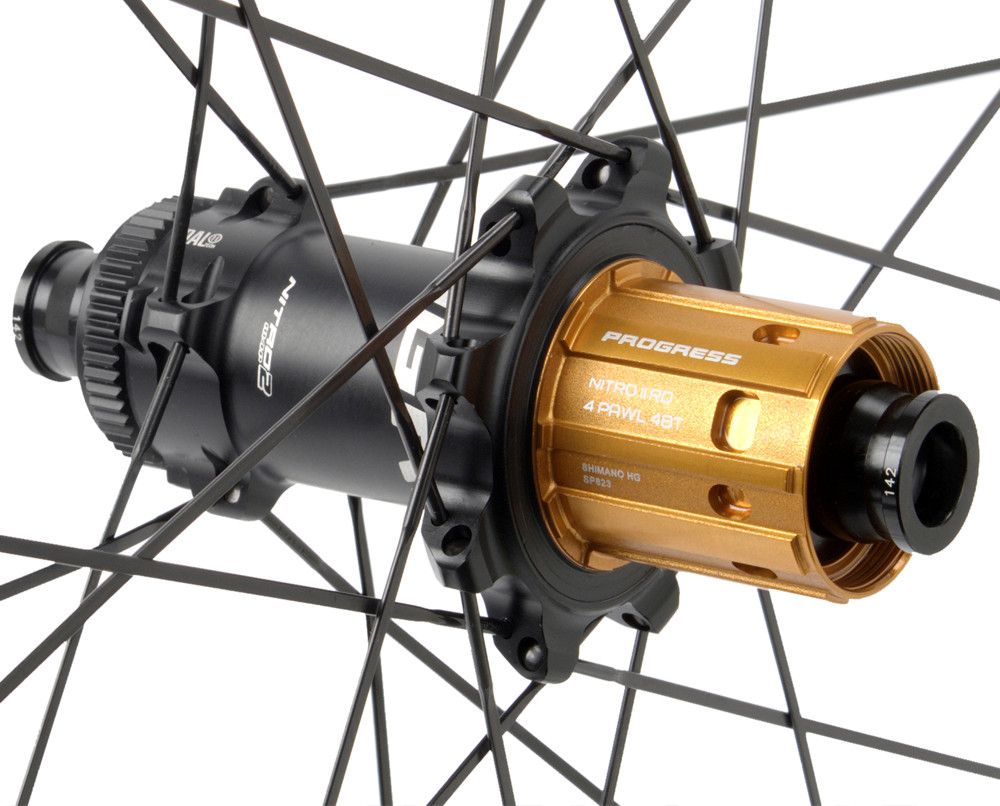 Paire de roues Progress A-Prime Disc Blanc | 12x100/12x142 | Center Lock