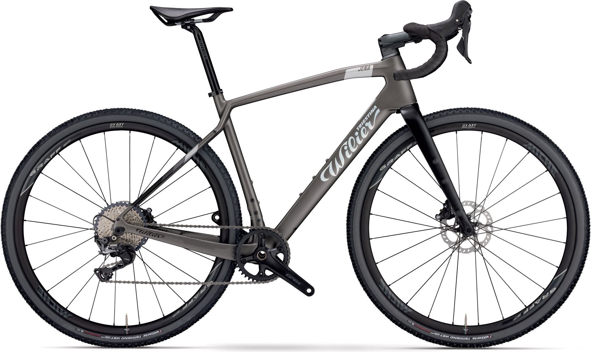 Vélo de Gravel Wilier Triestina Jena Shimano GRX 11V 700 mm Gris Smokey