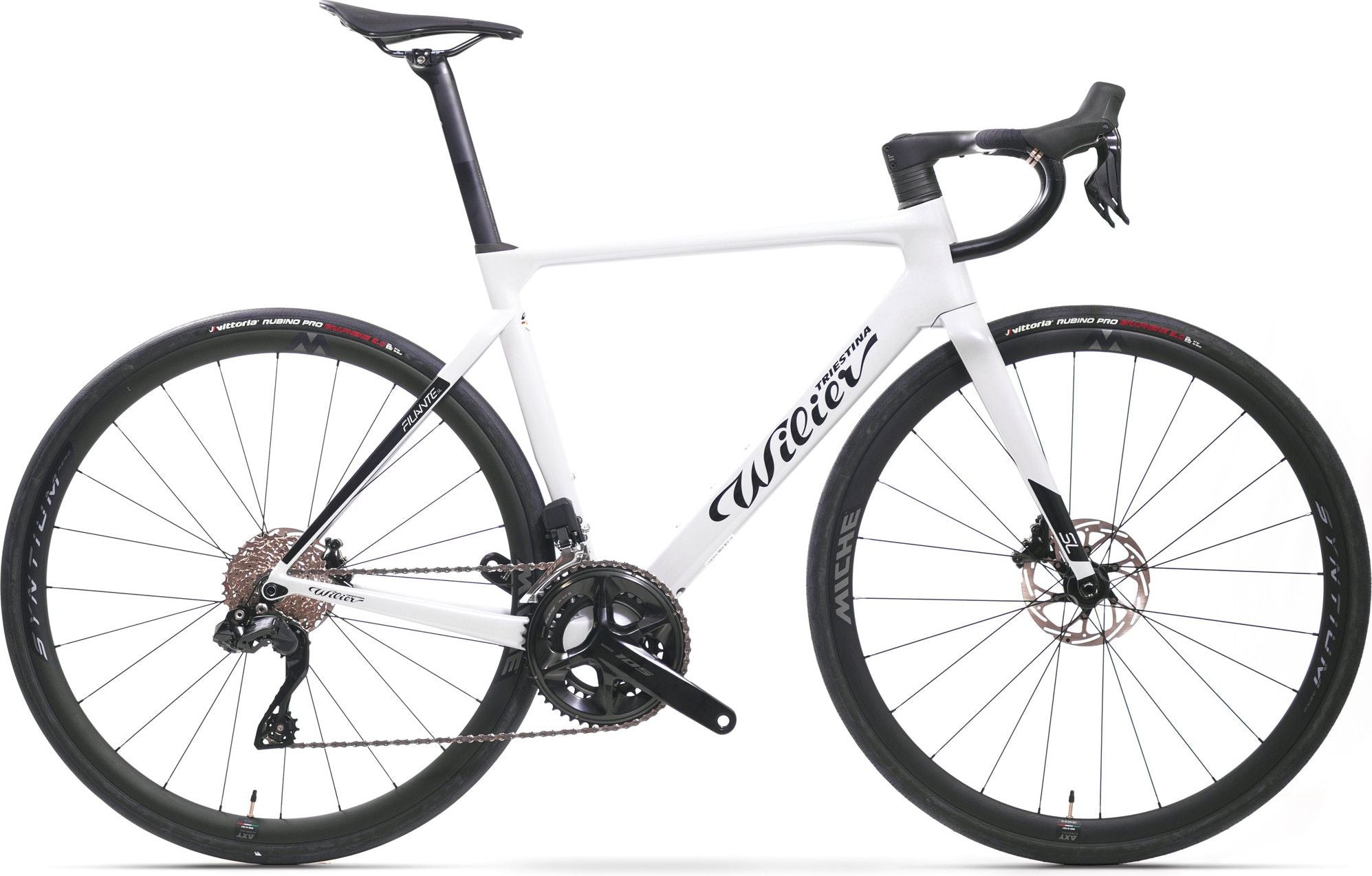 Vélo de Route Wilier Triestina Filante SL Shimano 105 Di2 12V 700 mm Argent 2025