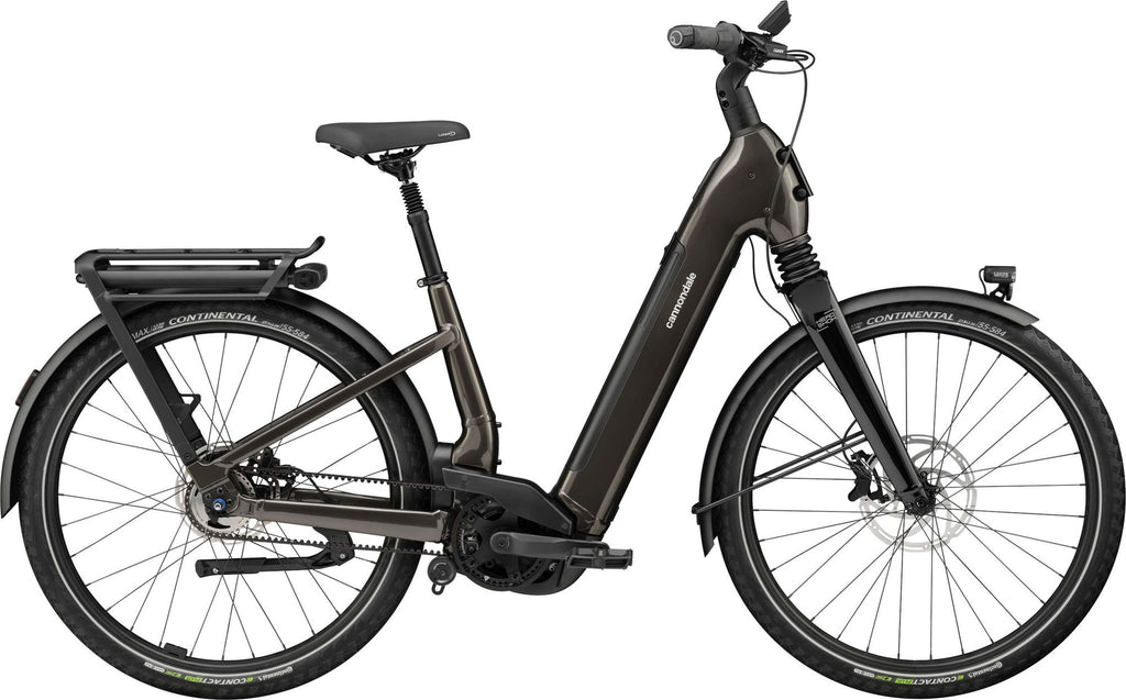 Vélo de Ville Électrique Cannondale Mavaro 2 Low Shimano Nexus 5V Courroie 600 Wh 27.5'' Marron