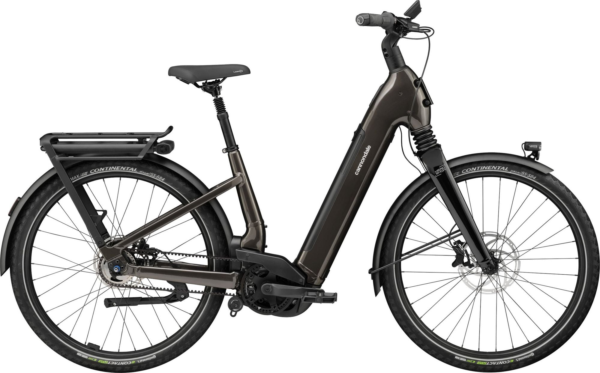 Vélo de Ville Électrique Cannondale Mavaro 2 Low Shimano Nexus 5V Courroie 600 Wh 27.5'' Marron