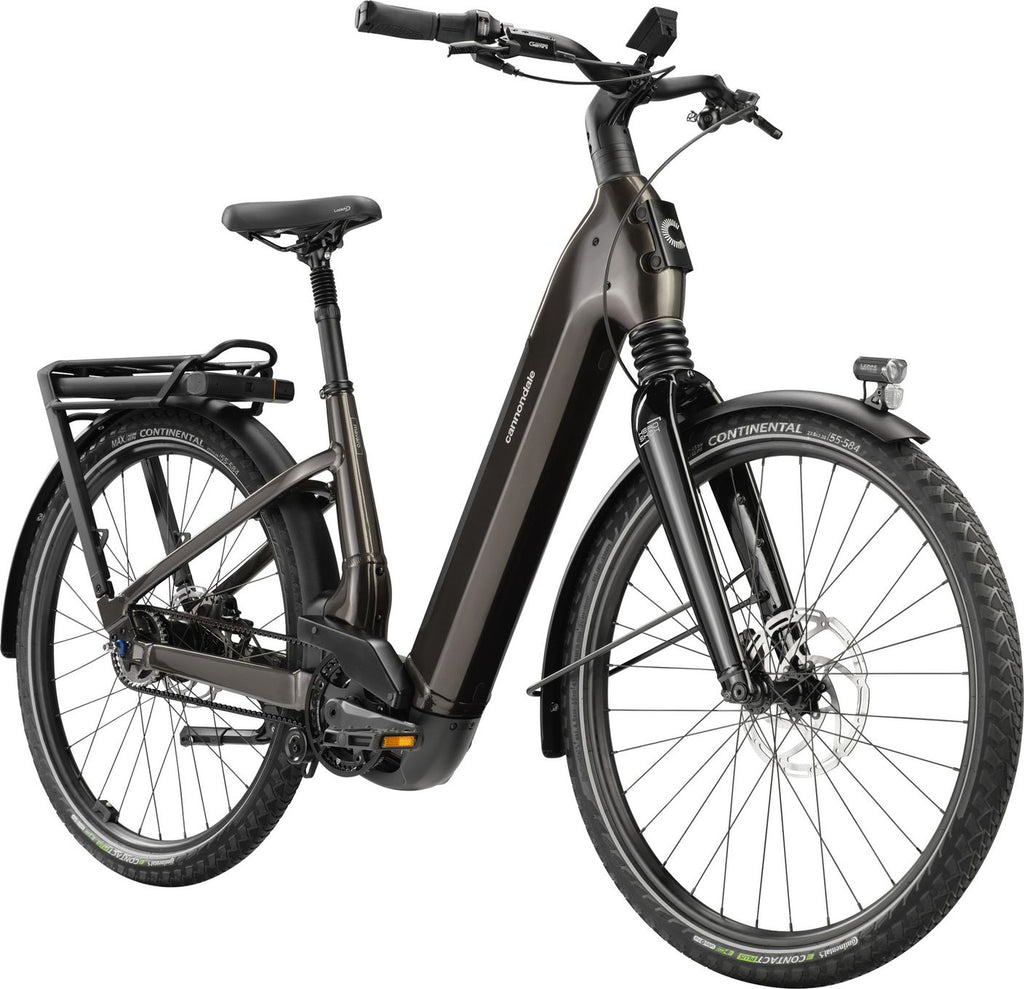 Vélo de Ville Électrique Cannondale Mavaro 2 Low Shimano Nexus 5V Courroie 600 Wh 27.5'' Marron