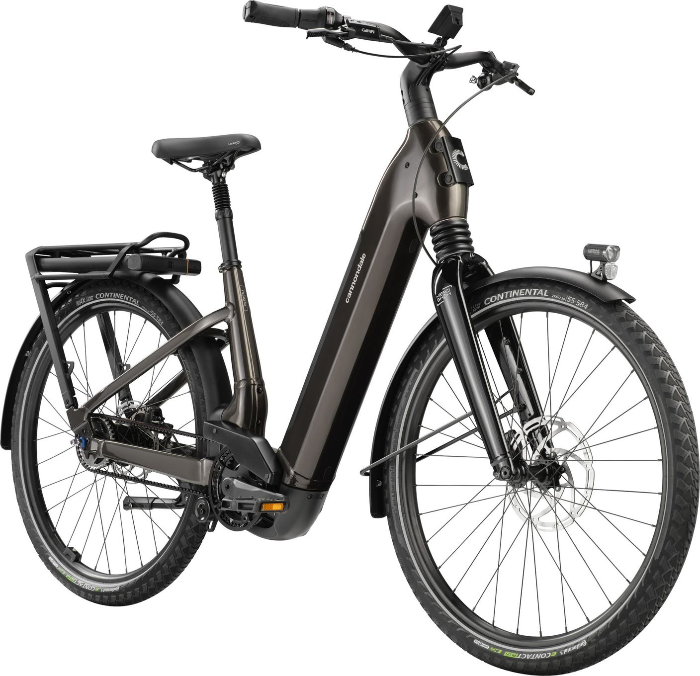 Vélo de Ville Électrique Cannondale Mavaro 2 Low Shimano Nexus 5V Courroie 600 Wh 27.5'' Marron
