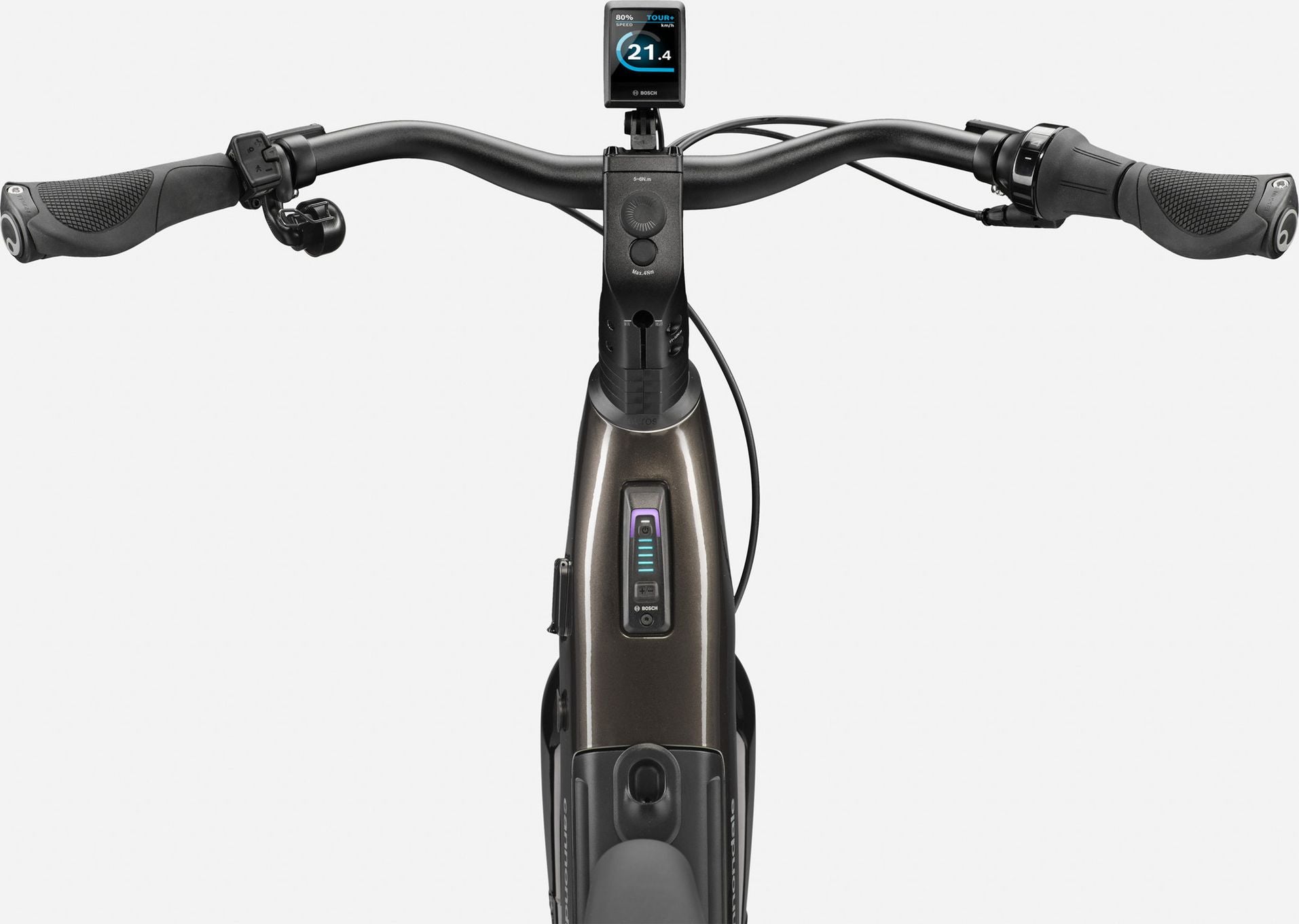 Vélo de Ville Électrique Cannondale Mavaro 2 Low Shimano Nexus 5V Courroie 600 Wh 27.5'' Marron
