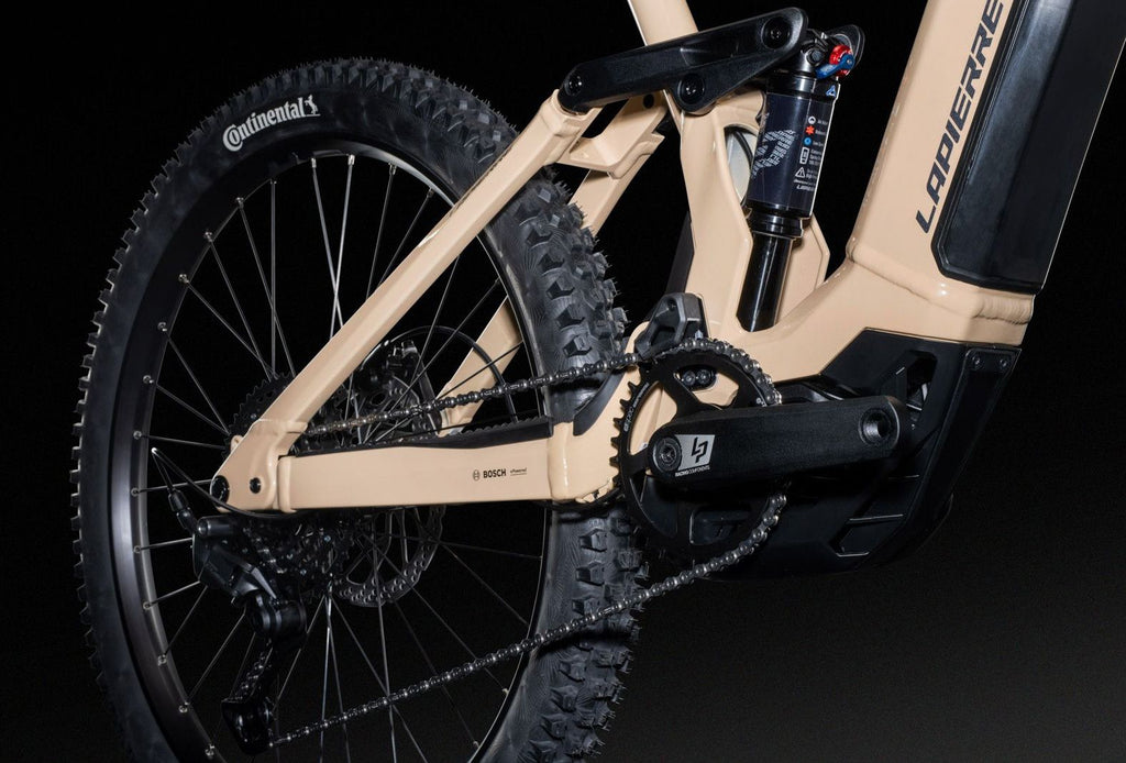 VTT Électrique Tout-Suspendu Lapierre Overvolt AM 4.6 10V 600Wh Bosch 120 Nm MX (29/27.5'') Beige 2025