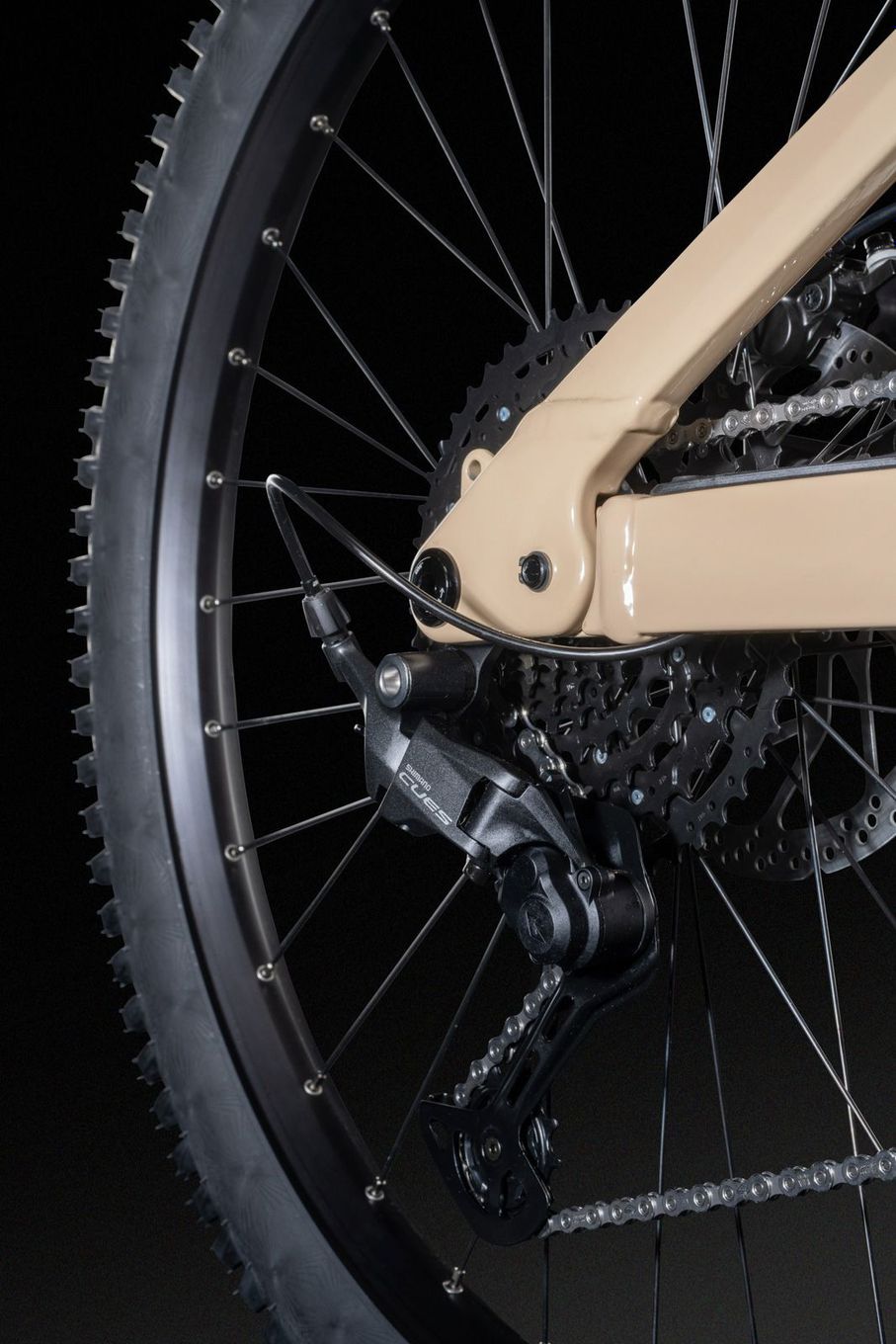 VTT Électrique Tout-Suspendu Lapierre Overvolt AM 4.6 10V 600Wh Bosch 120 Nm MX (29/27.5'') Beige 2025