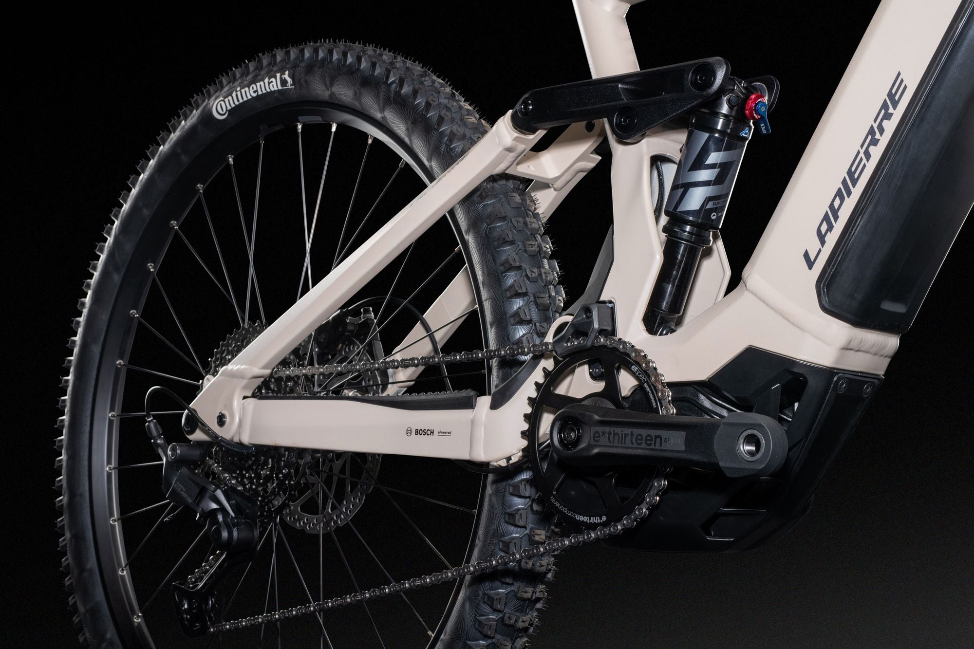 VTT Électrique Tout-Suspendu Lapierre Overvolt TR 6.8 11V 800Wh Bosch 120 Nm 29'' Beige 2025