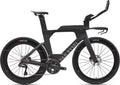 Vélo de Triathlon Van Rysel XCR Tri Shimano Ultegra Di2 12V 700 mm Noir Carbon Raw