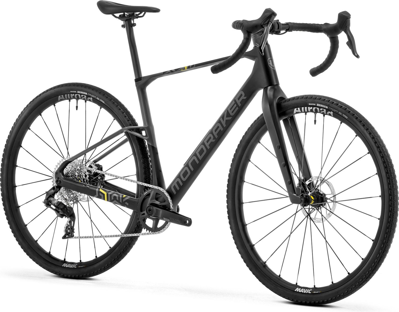 Vélo de Gravel Mondraker Arid Carbon R Sram Rival XPLR AXS 12V 700 mm Noir 2025