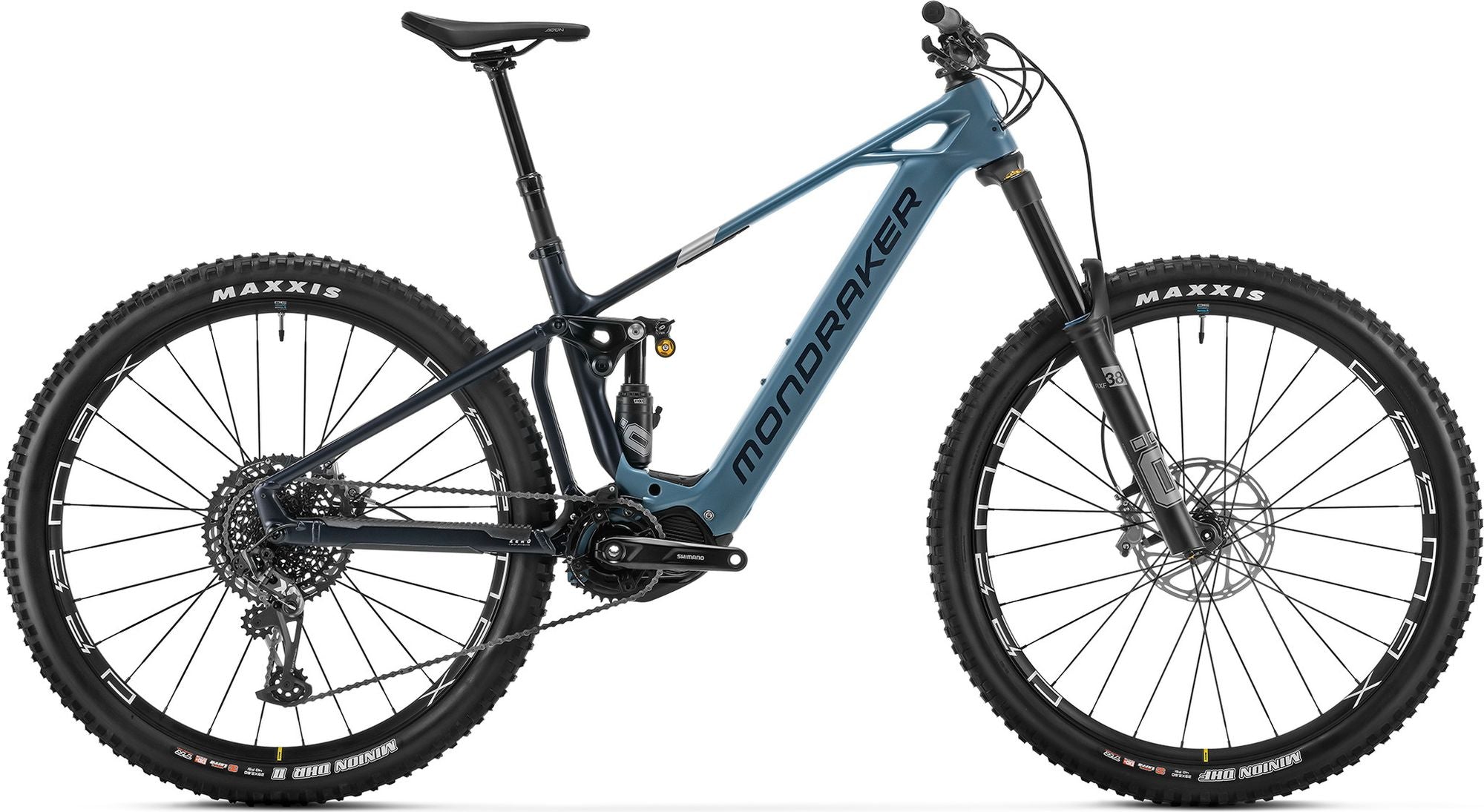 VTT Électrique Tout-Suspendu Mondraker Crusher R / 12V 720 Wh Shimano 85 Nm 29'' Bleu 2025