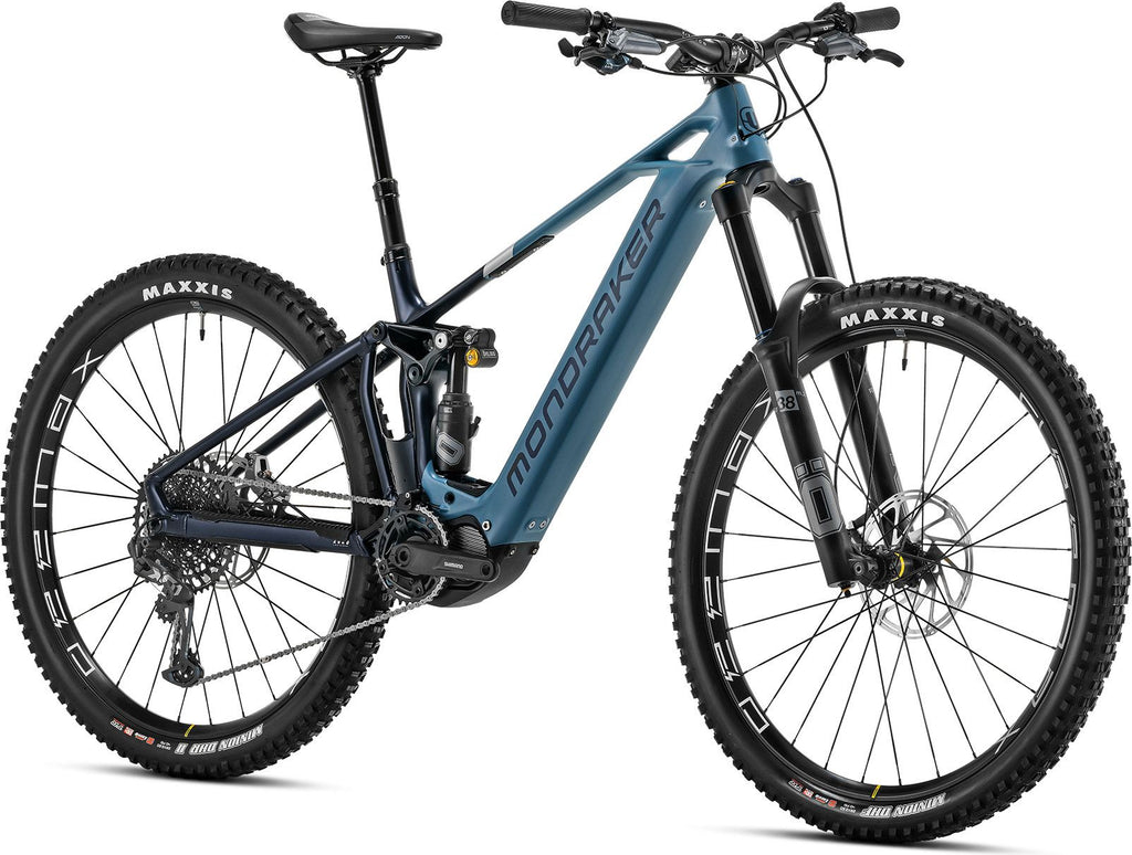 VTT Électrique Tout-Suspendu Mondraker Crusher R / 12V 720 Wh Shimano 85 Nm 29'' Bleu 2025