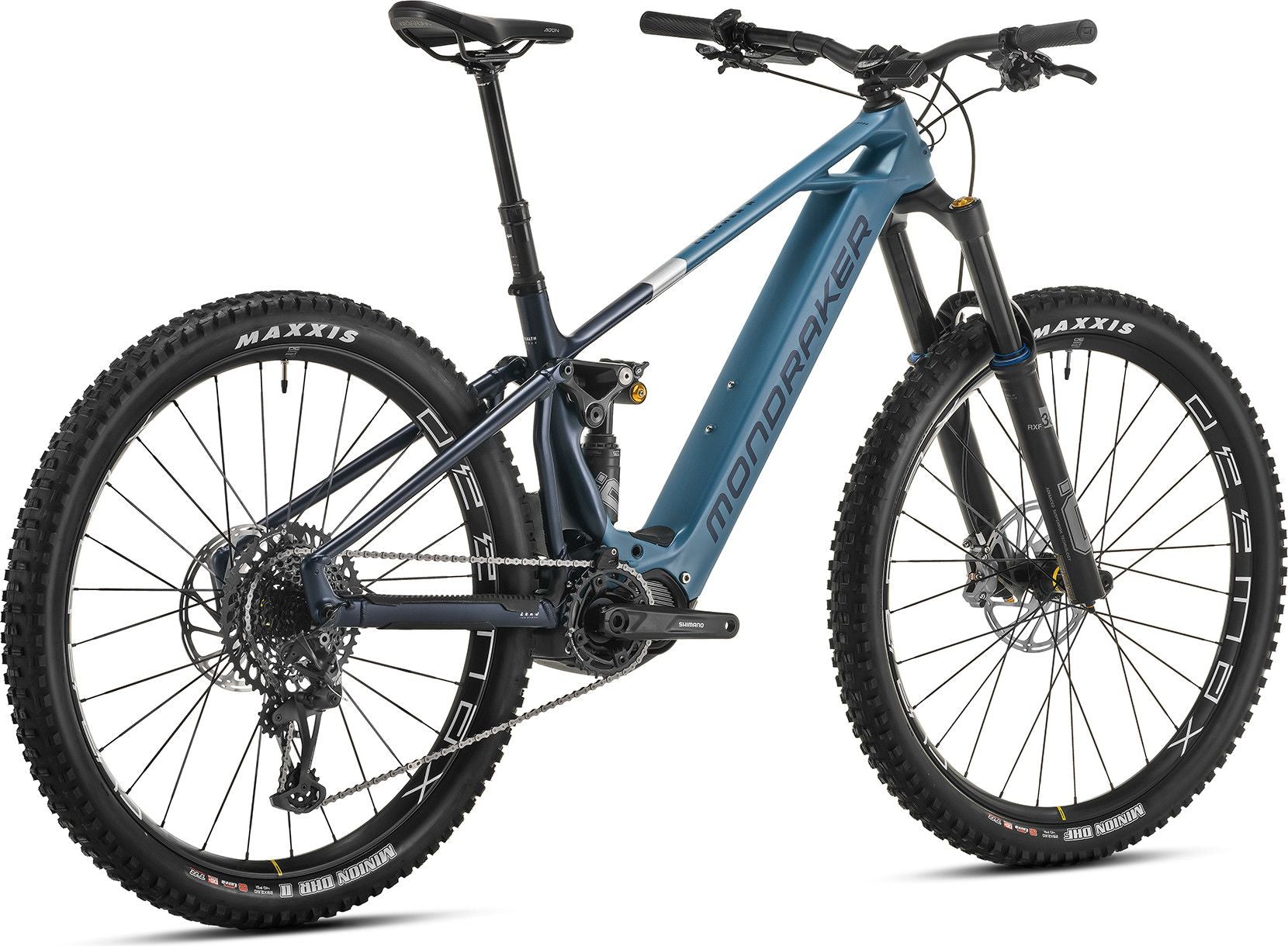 VTT Électrique Tout-Suspendu Mondraker Crusher R / 12V 720 Wh Shimano 85 Nm 29'' Bleu 2025