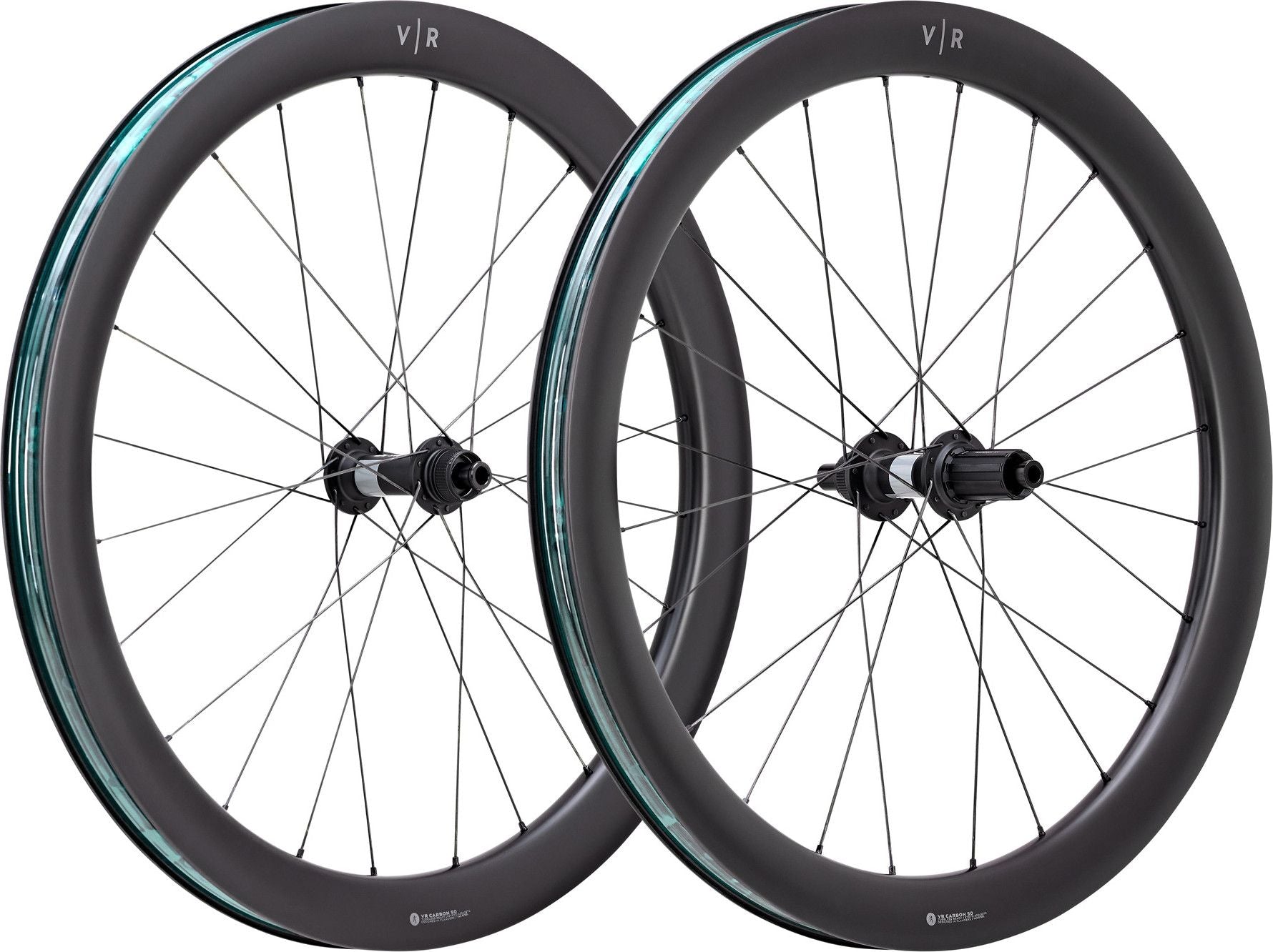 Paire de Roues Van Rysel VR Carbon 50 700 mm | 12x100 - 12x142 mm | Center Lock
