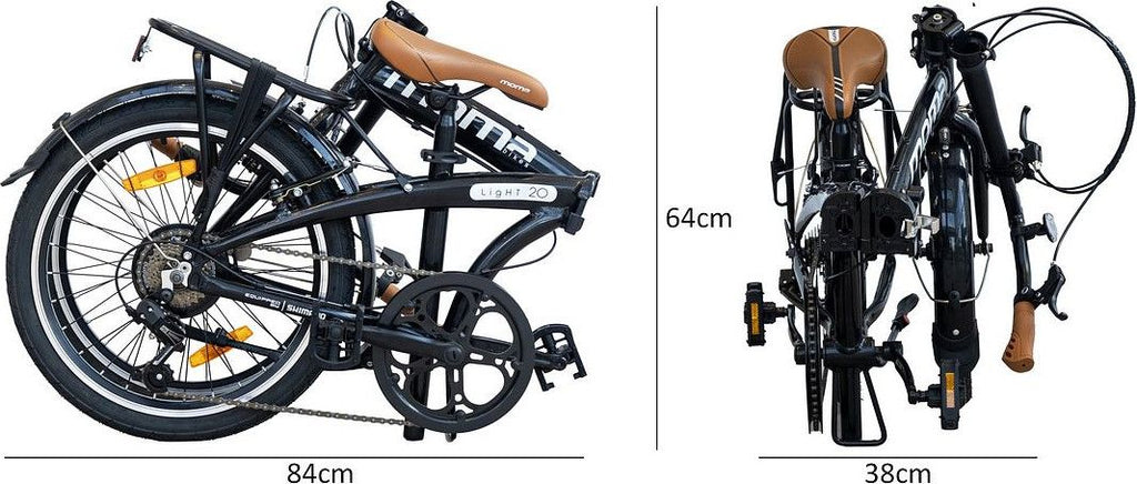 Vélo de Ville Pliant LIGHT 20 , Aluminium, SHIMANO 7v, Selle Comfort