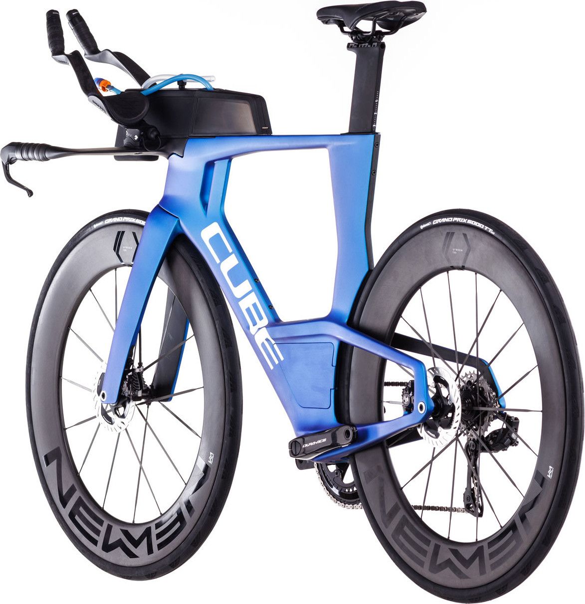 Vélo de Triathlon Cube Aerium C:68X SLT Shimano Dura-Ace Di2 12V 700 mm Bleu Nebula 2025