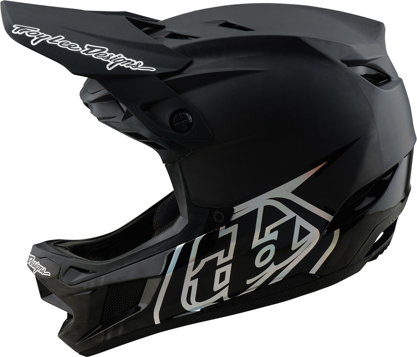 Casque Integral Troy Lee Designs D4 Carbon Mips Lined Up Noir