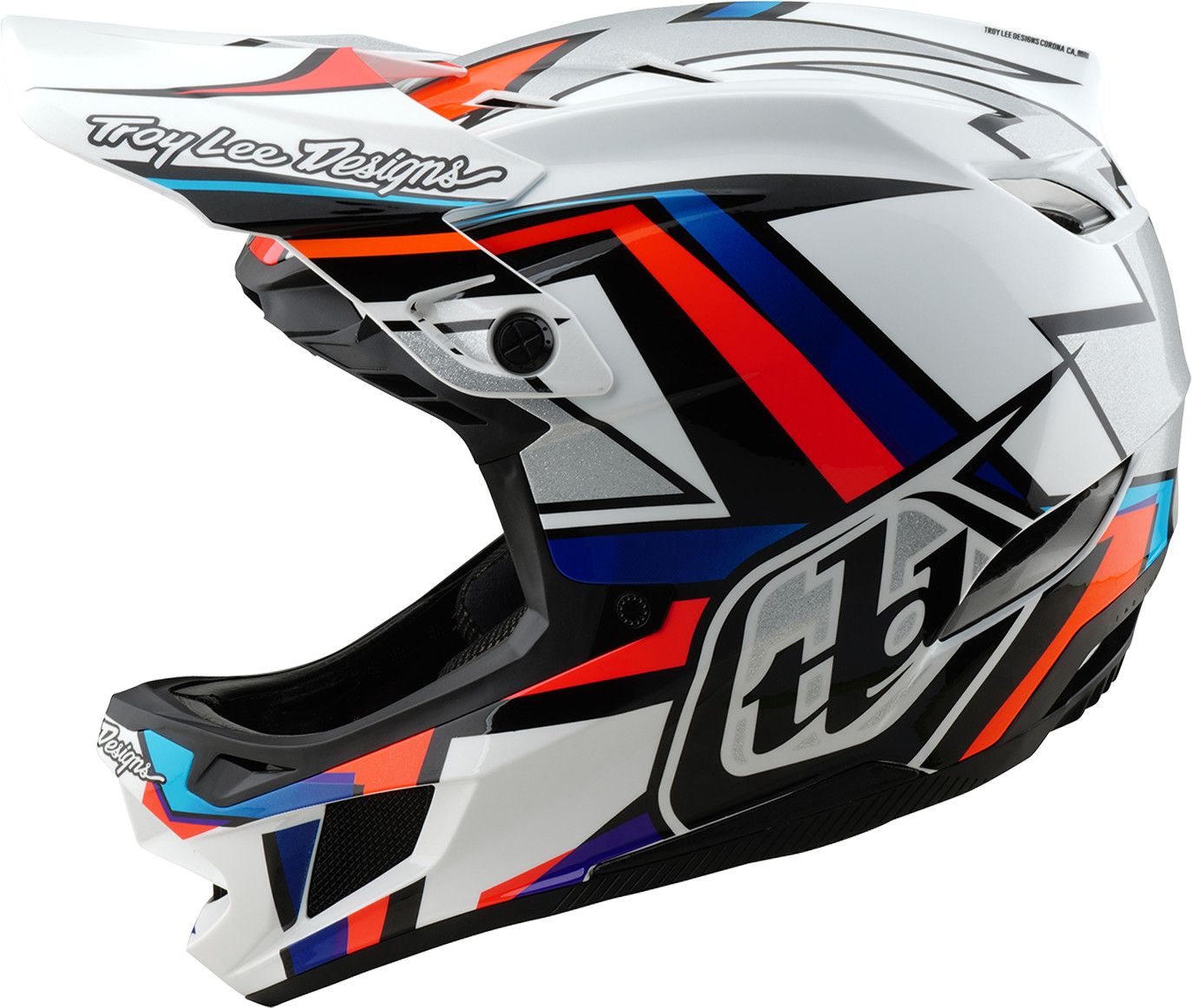 Casque Integral Troy Lee Designs D4 Composite Mips Stealth Pumice