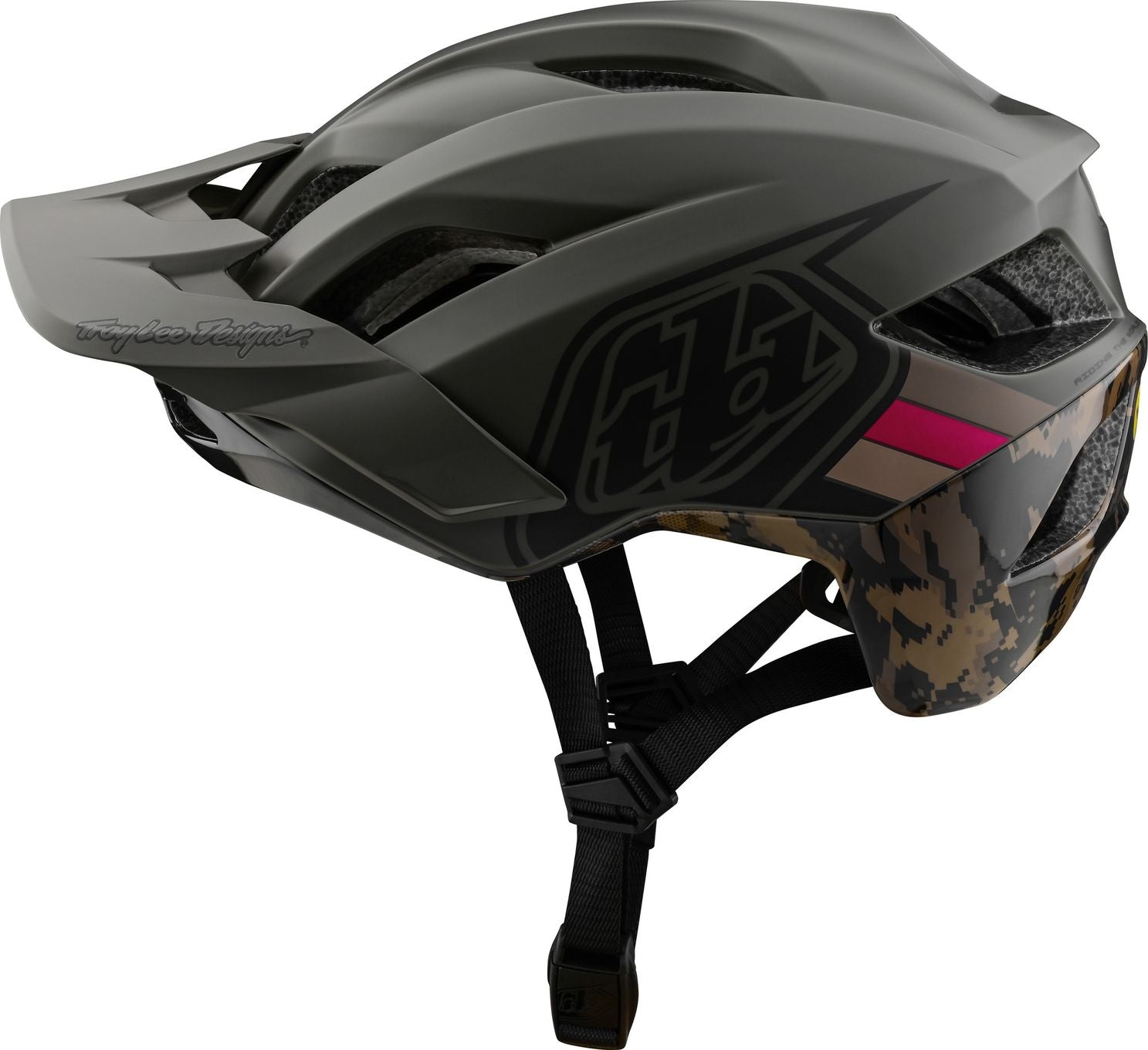 Casque VTT Troy Lee Designs Flowline SE Mips Phantom Noir