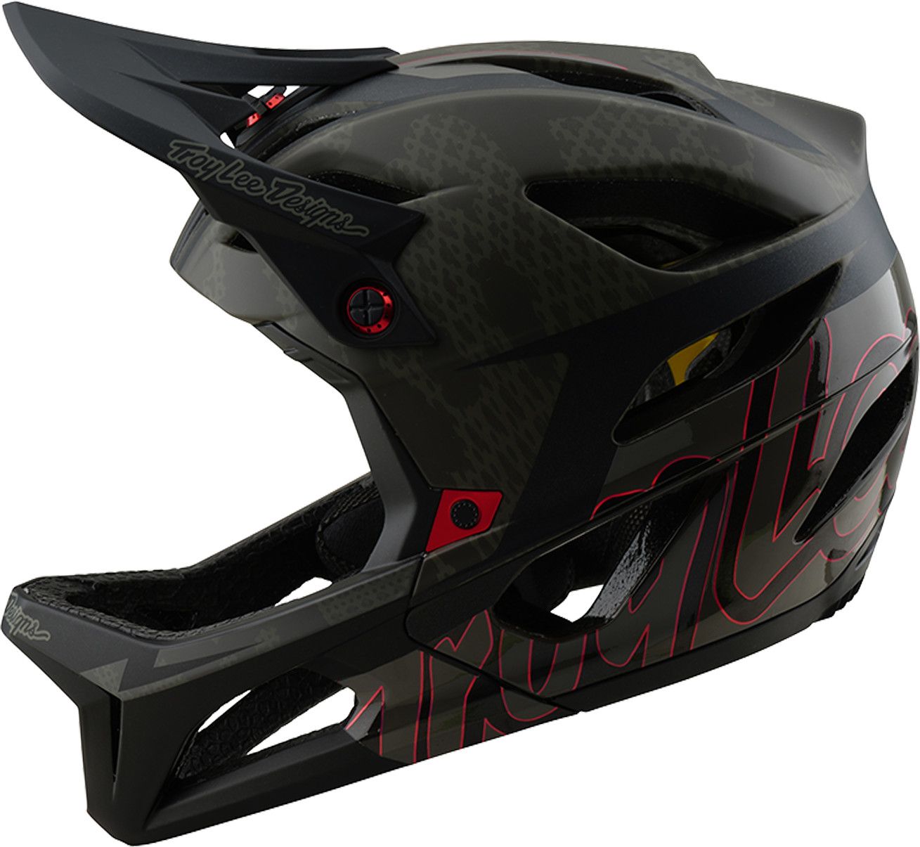 Casque Integral Troy Lee Designs Stage Mips Drone Gris