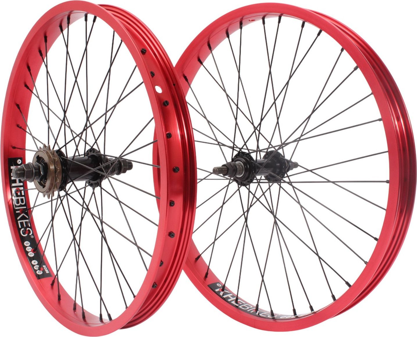 Jeu de roues BMX KHE PRISM 20 pouces rouge