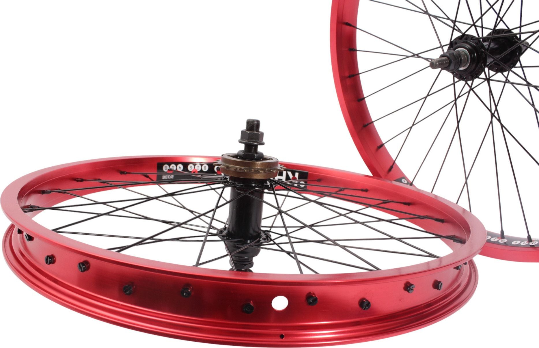 Jeu de roues BMX KHE PRISM 20 pouces rouge