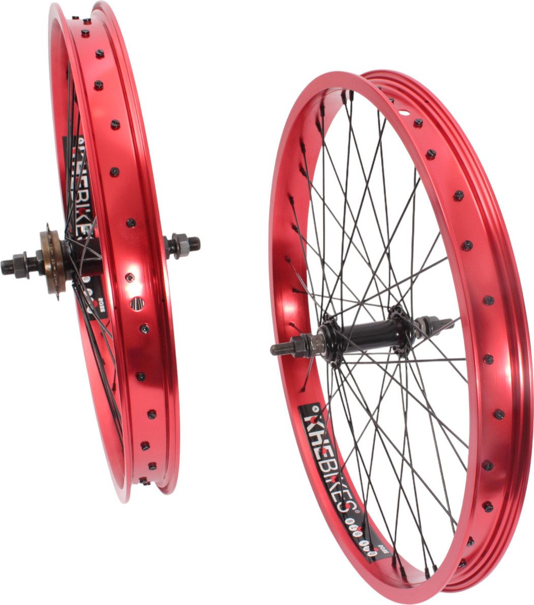 Jeu de roues BMX KHE PRISM 20 pouces rouge