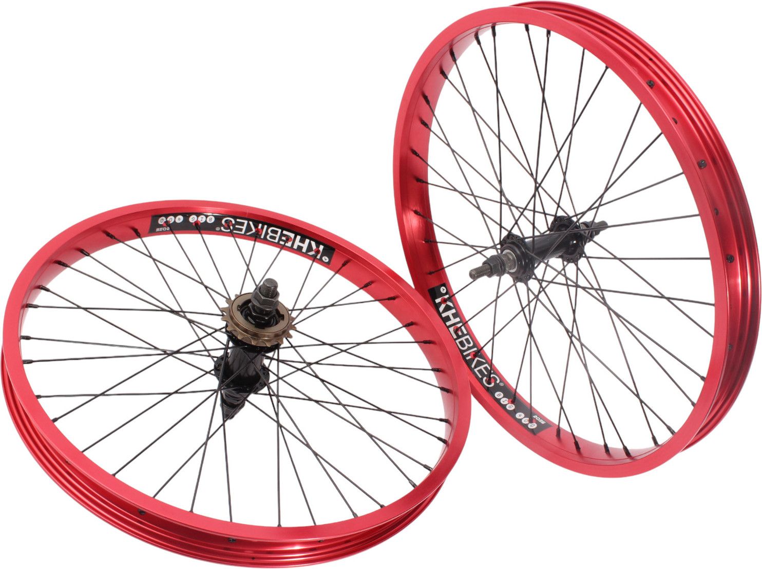 Jeu de roues BMX KHE PRISM 20 pouces rouge