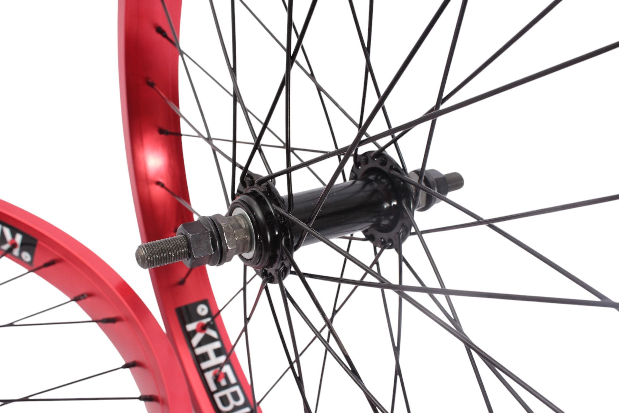 Jeu de roues BMX KHE PRISM 20 pouces rouge