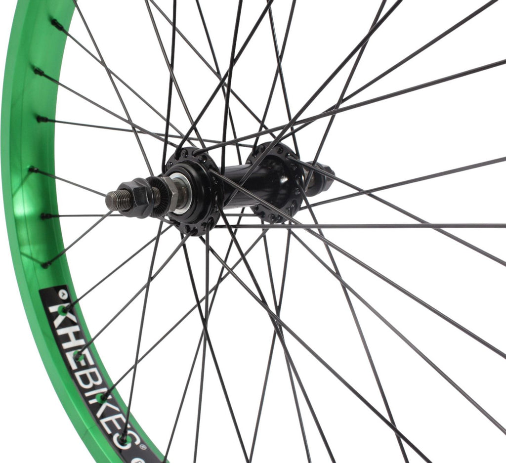 Roue avant BMX KHE PRISM 20 pouces verte