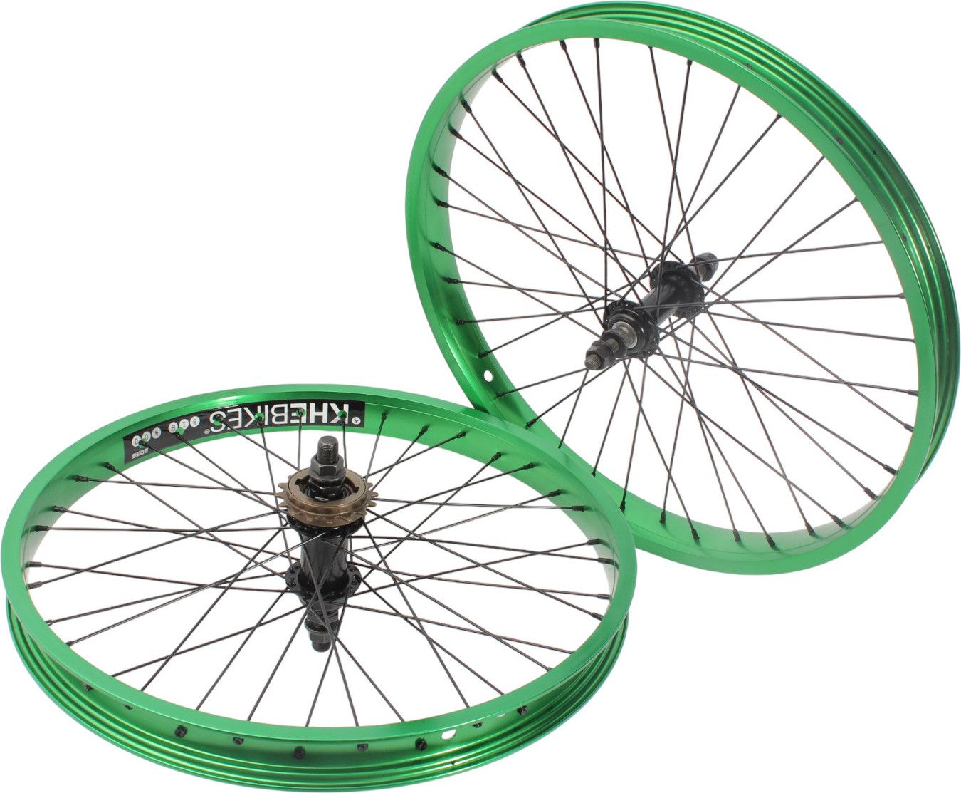 Jeu de roues BMX KHE PRISM 20 pouces vert