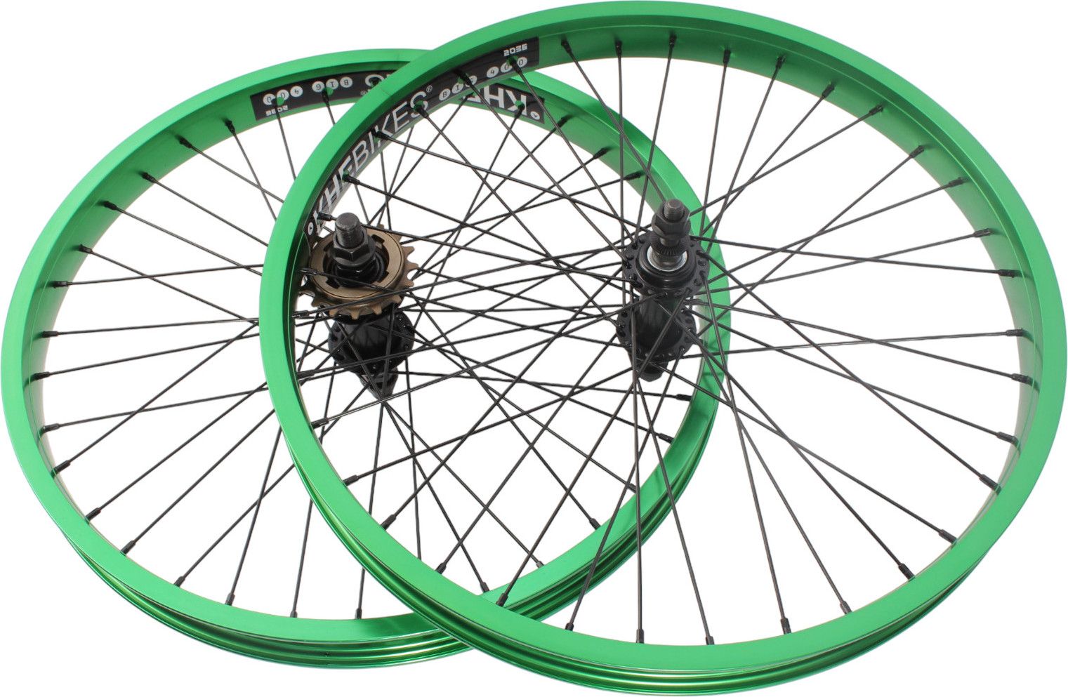 Jeu de roues BMX KHE PRISM 20 pouces vert