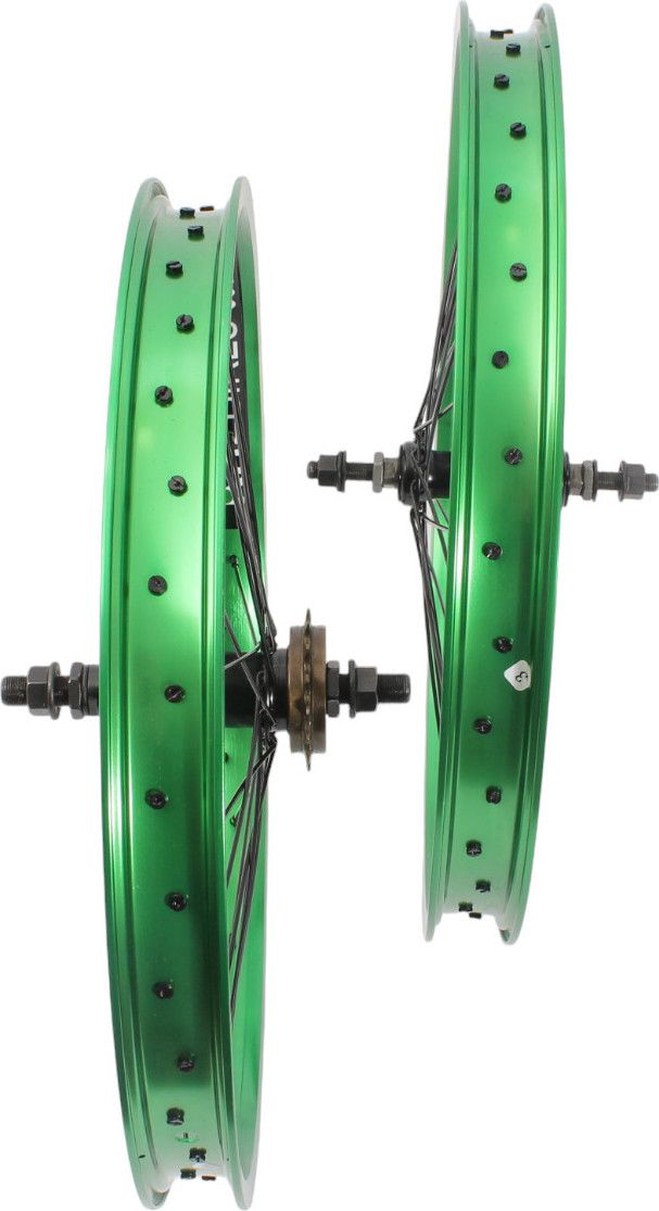 Jeu de roues BMX KHE PRISM 20 pouces vert