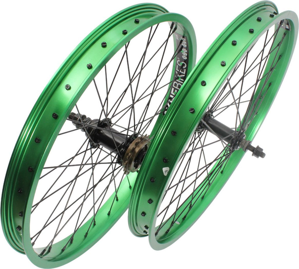Jeu de roues BMX KHE PRISM 20 pouces vert