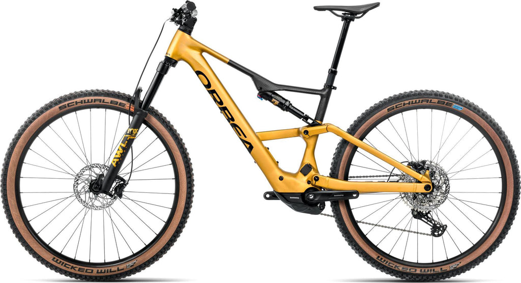 VTT Électrique Tout-Suspendu Orbea Rise SL H30 12V 540 Wh Shimano 85 Nm 29'' Jaune Bumblebee Noir 2026