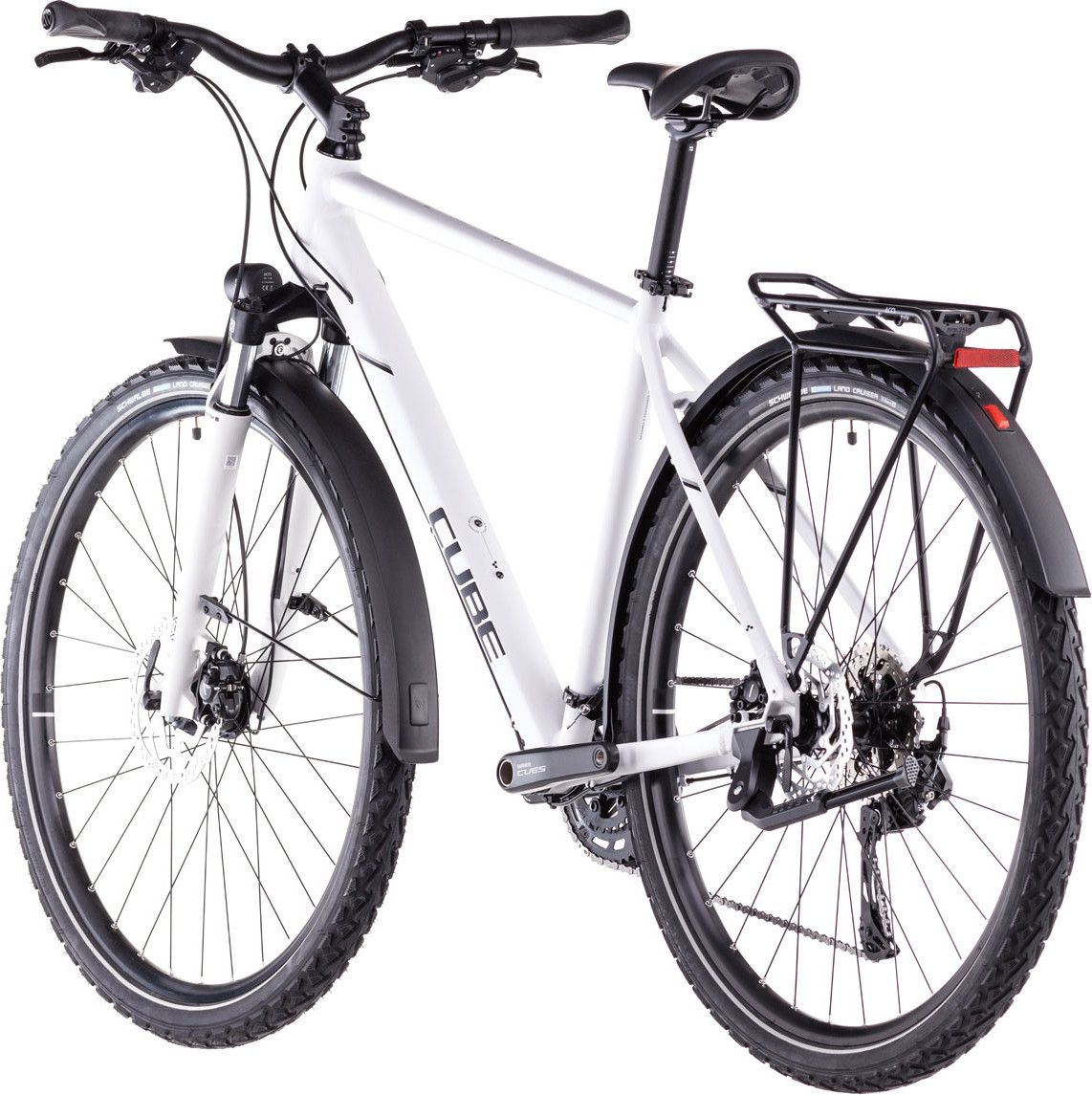 VTC Cube Nature Pro Allroad Shimano Cues 10V 700 mm Blanc Cotton Gris 2025