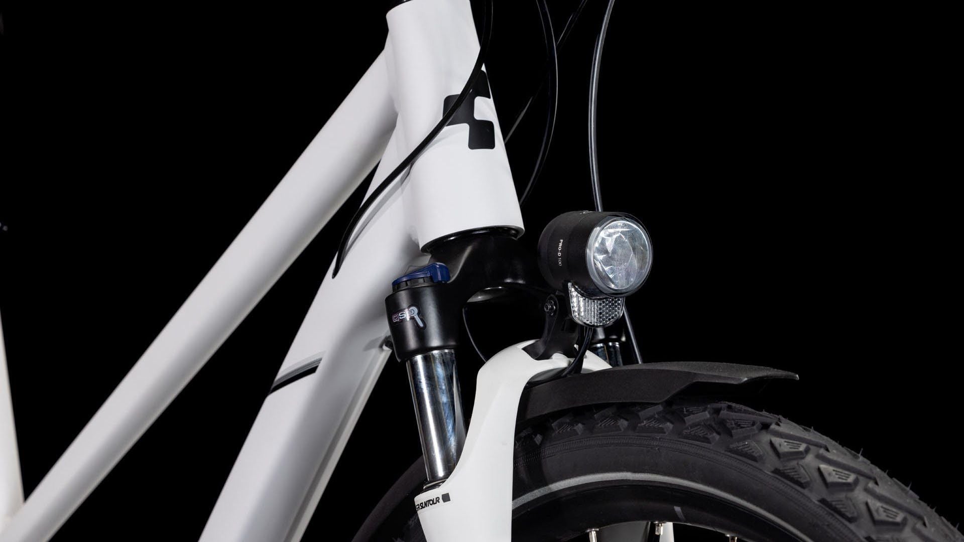 VTC Cube Nature Pro Allroad Trapeze Shimano Cues 10V 700 mm Blanc Cotton Gris 2025