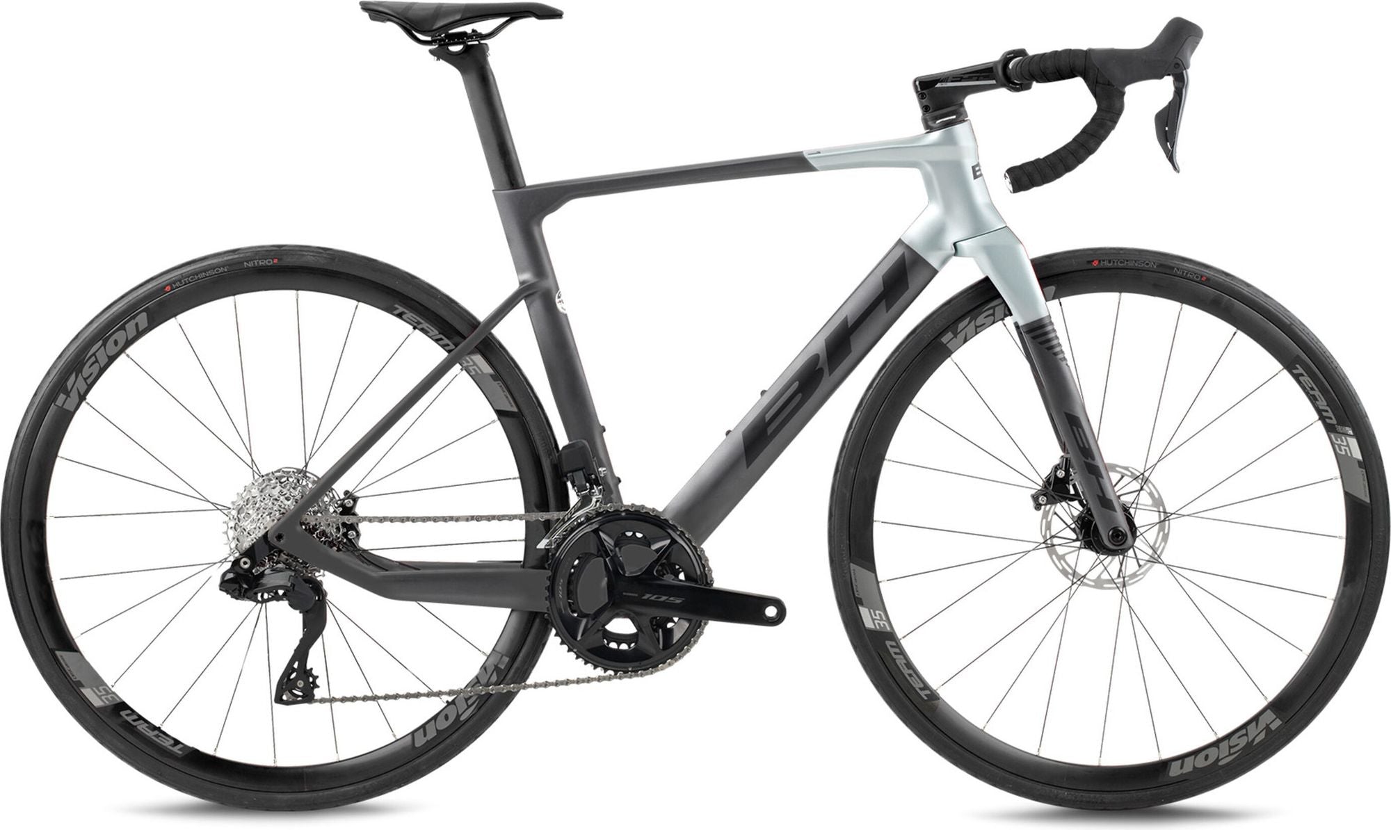 Vélo de Route BH RS1 4.0 Shimano 105 Di2 12V 700 mm Gris