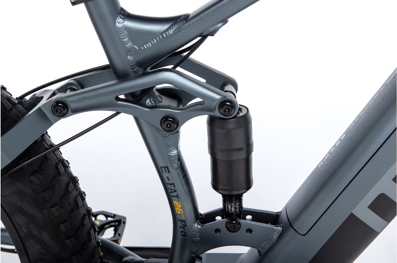 Moma Bikes VTT, FATBIKE 26 PRO, Equipped Full SHIMANO, Freins à disques Hydrauliques, Bat. Ion Lithium integrada 48V 13Ah / 160-195 cm