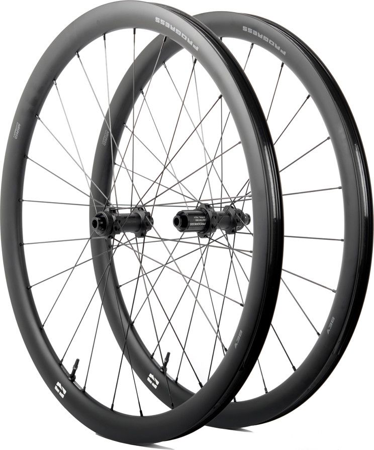 Paire de roues Progress Airspeed A38 Disc | 12x100/12x142 | Center Lock