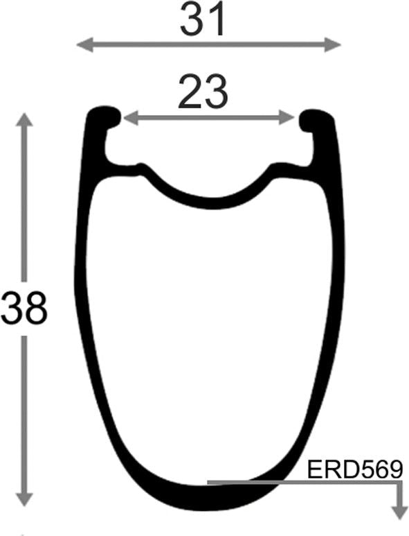 Paire de roues Progress Airspeed A38 Disc | 12x100/12x142 | Center Lock