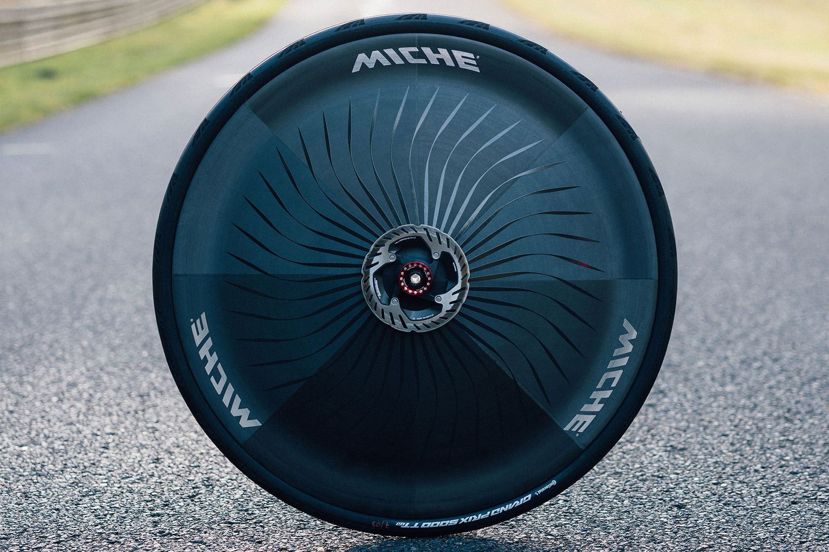 Roue Arrière Lenticulaire Miche Kleos RD Crono 700 mm | 12x142 mm | Center Lock | Team Edition