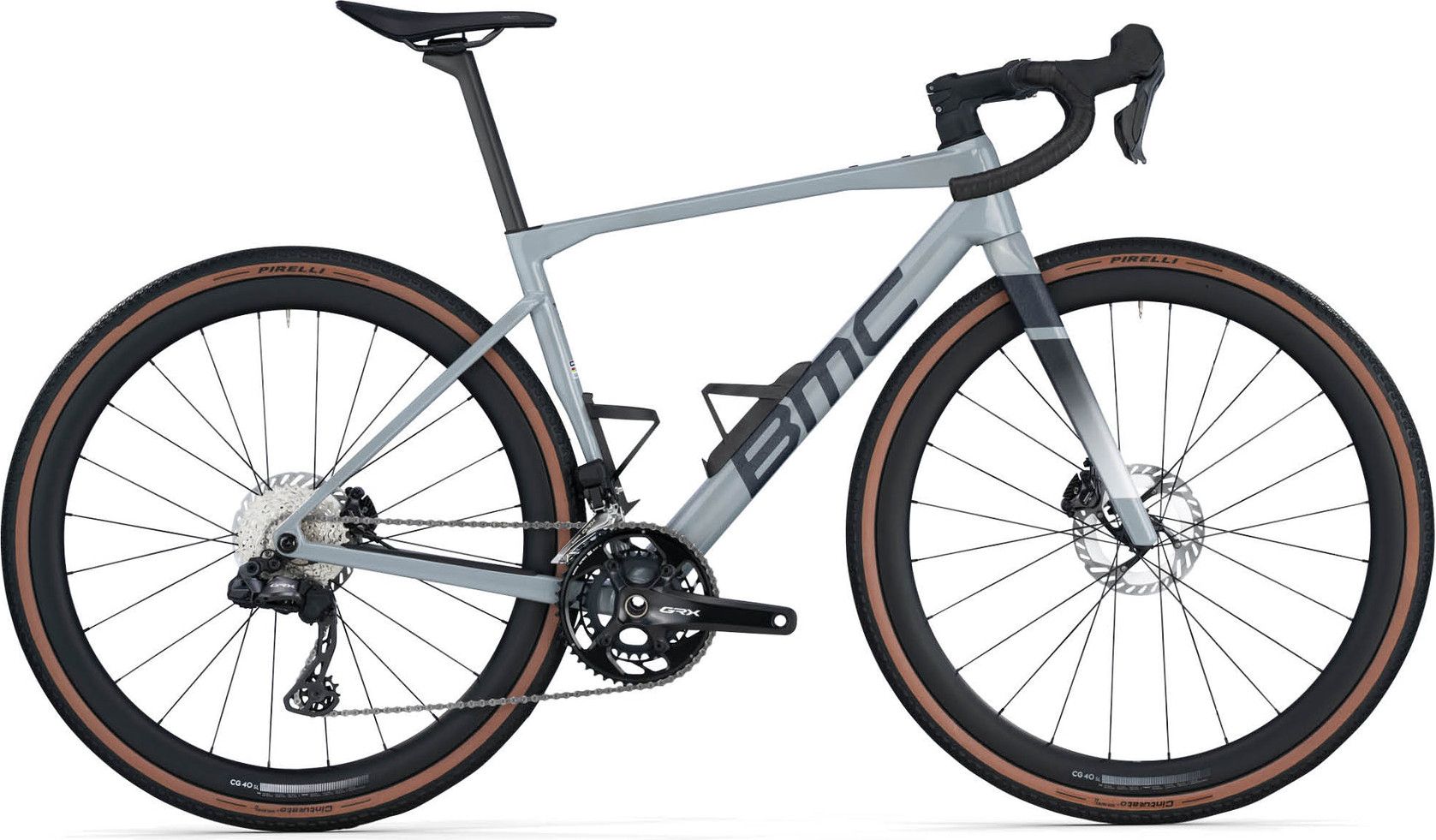 Vélo de Gravel BMC Kaius 01 Three Shimano GRX Di2 12V 700 mm Gris 2026
