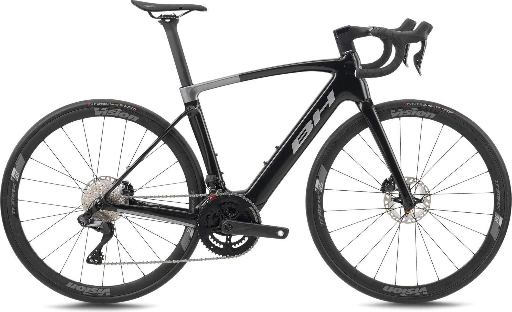 Vélo de Route Électrique BH iRS1 Carbon 1.6 Shimano Ultegra Di2 12V 630Wh 700mm Noir
