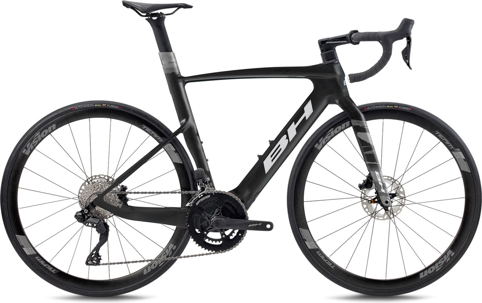 Vélo de Route Électrique BH iAerolight 1.7 Shimano 105 Di2 12V 420Wh 700mm Noir 2024
