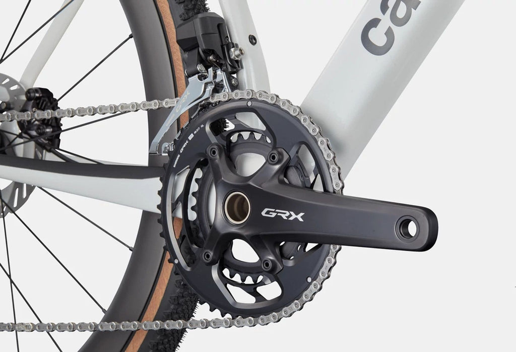 Vélo de Gravel Cannondale SuperX 2 Shimano GRX Di2 12V 700mm Cashmere/Blanc