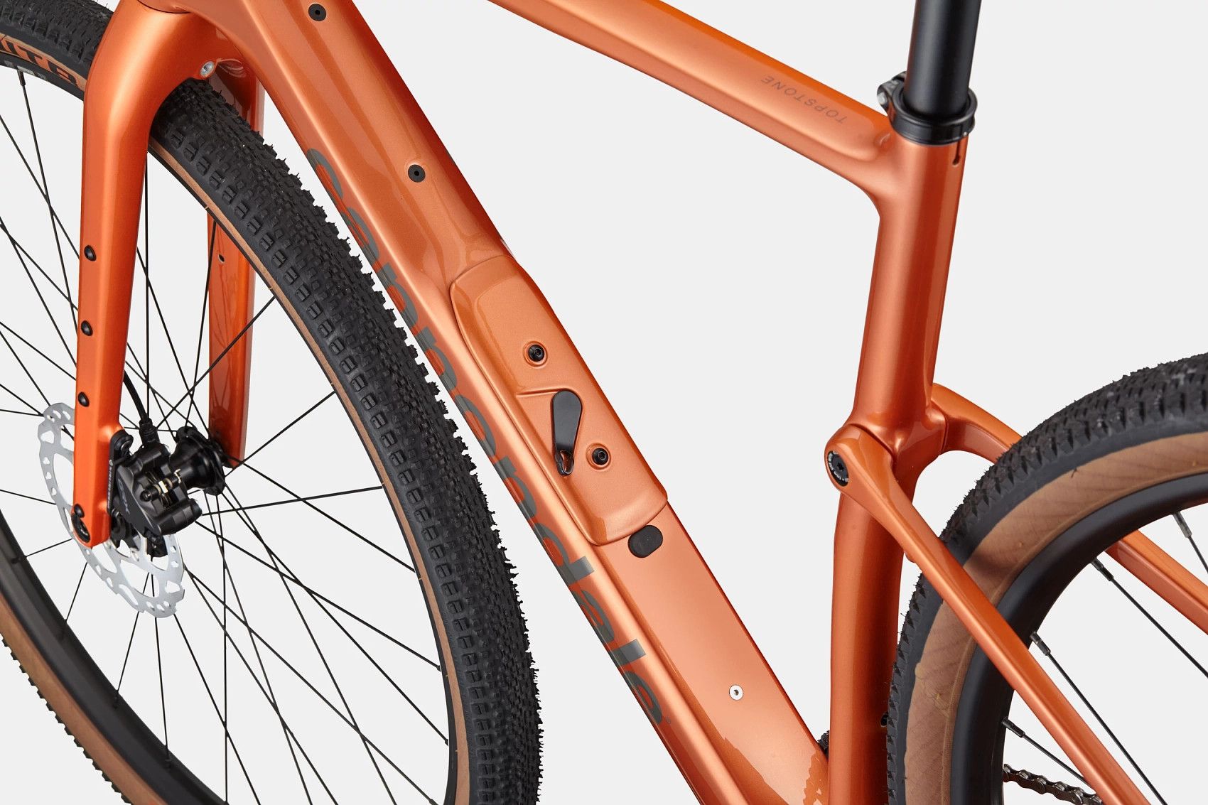 Vélo de Gravel Cannondale Topstone Carbon 3 Shimano GRX 12V 700mm Orange