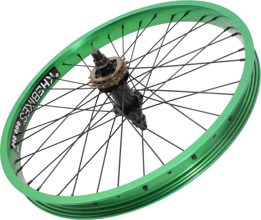 Roue arrière BMX KHE PRISM 20 pouces verte